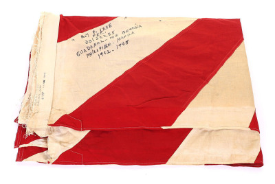 WW2 Japanese Signed Prayer Flag - 8