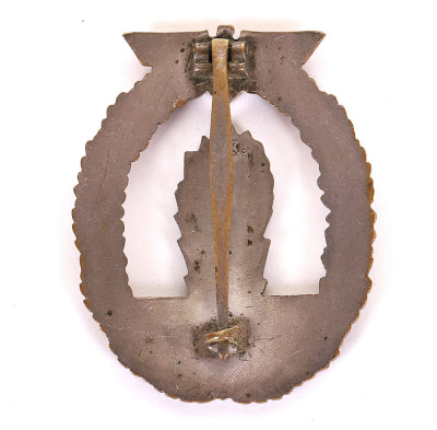 WW2 German Kriegsmarine Minesweepers Award Badge - 6
