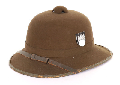 WW2 German Afrikakorps (D.A.K) Tropical Pith Helmet