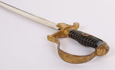 Scarce Pattern of WW2 German Army Officers Sword by Carl Eickhorn, Solingen - 3