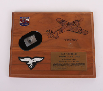 2x Warbird Aircraft Relics Plaques - 2