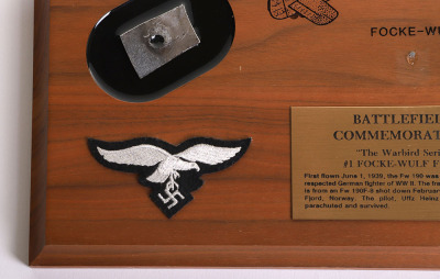 2x Warbird Aircraft Relics Plaques - 3