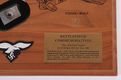 2x Warbird Aircraft Relics Plaques - 4