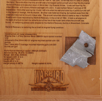 2x Warbird Aircraft Relics Plaques - 7