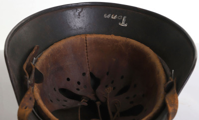 WW2 German M-35 Single Decal Kriegsmarine (Naval) Steel Combat Helmet - 10
