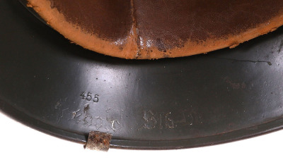 WW2 German Army M-35 Single Decal Steel Combat Helmet - 11