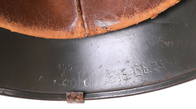 WW2 German Army M-35 Single Decal Steel Combat Helmet - 12