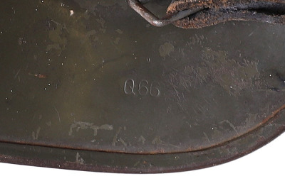 WW2 German Army M-35 Single Decal Steel Combat Helmet - 14