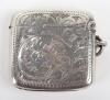 A silver vesta, Birmingham 1909 - 2