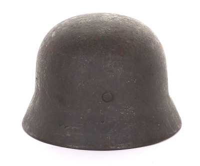 WW2 German Army M-35 Single Decal Steel Combat Helmet - 3