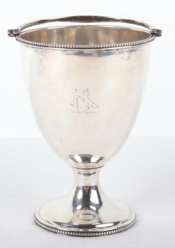 A Victorian swing handle basket, Frederick Brasted, London 1862