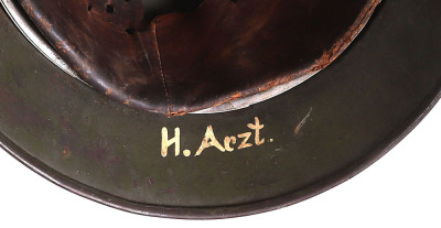WW2 German Army M-35 Single Decal Steel Combat Helmet - 8