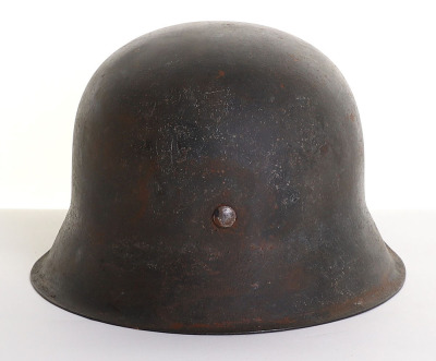 WW2 German Army M-42 Single Decal Steel Combat Helmet - 6
