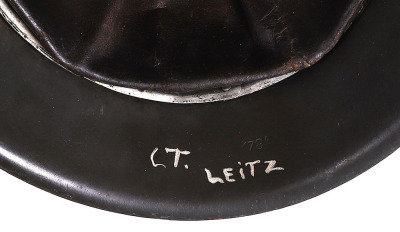 WW2 German Army M-42 Single Decal Steel Combat Helmet - 9