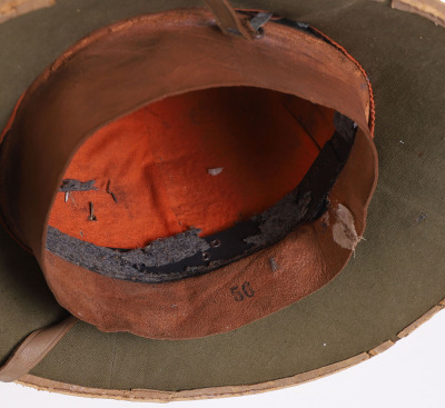 WW2 German Luftwaffe Afrikakorps (D.A.K) Tropical Pith Helmet - 11