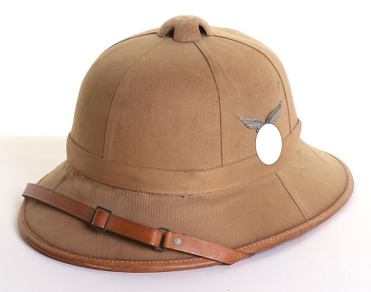 WW2 German Luftwaffe Afrikakorps (D.A.K) Tropical Pith Helmet