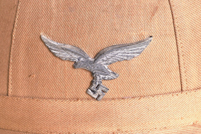 WW2 German Luftwaffe Afrikakorps (D.A.K) Tropical Pith Helmet - 5