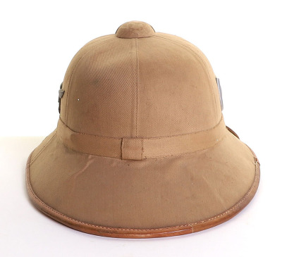 WW2 German Luftwaffe Afrikakorps (D.A.K) Tropical Pith Helmet - 6