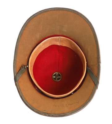 WW2 German Waffen-SS Italian / Greece Theatre of War Tropical Sun Helmet - 16