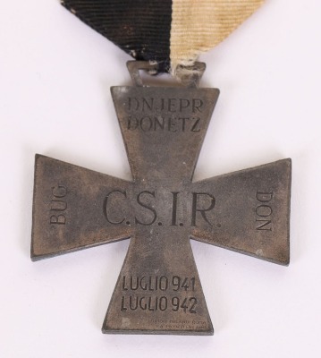 Italian Fascist Russian Front Cross Medal (C.S.I.R) - 4