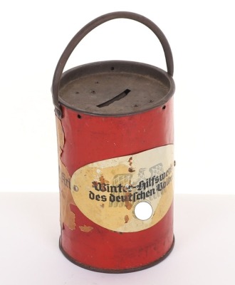 Third Reich Winterhilfswerk (WHW) Collecting Tin