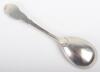 A Victorian silver caddy spoon, London 1868 - 4