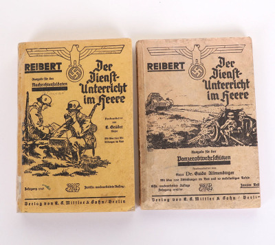 Scarce Grouping of Four German Army Training Manuals / Handbooks for Various Branches of Service - 4