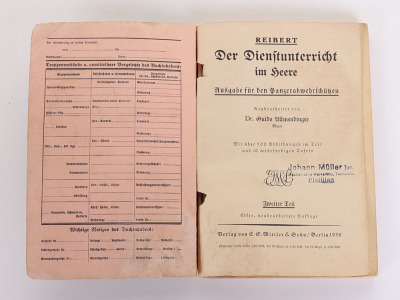 Scarce Grouping of Four German Army Training Manuals / Handbooks for Various Branches of Service - 6