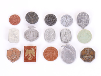 15x Third Reich Rally / Day Badges - 2