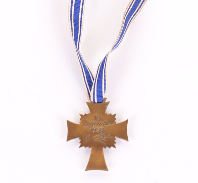 Third Reich Mothers Cross in Bronze - 5
