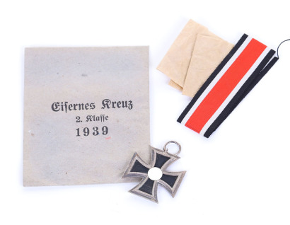 WW2 German 1939 Iron Cross 2nd Class by S Jablonski G.m.b.H