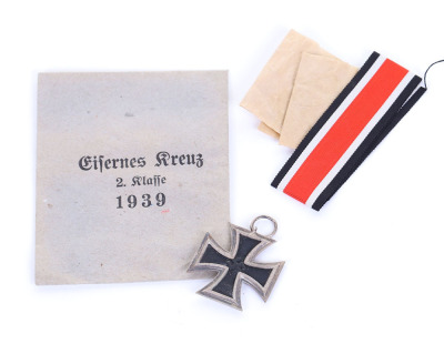 WW2 German 1939 Iron Cross 2nd Class by S Jablonski G.m.b.H - 2