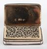 A Georgian silver vinaigrette, Nathaniel Mills, Birmingham 1832 - 3
