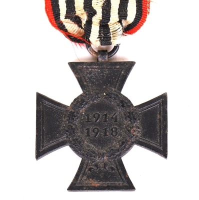 Scarce Cased 1914-18 Widdows Hindenburg Honour Cross - 4