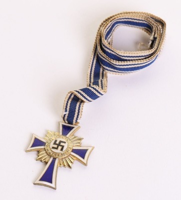 Third Reich Mothers Cross in Gold - 5