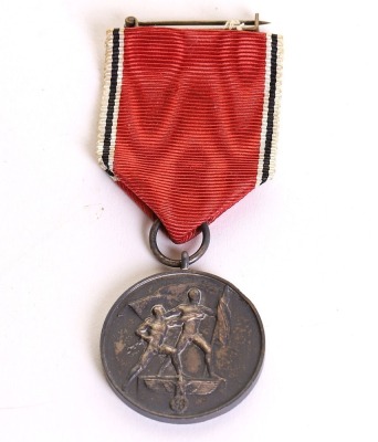 Third Reich Entry into Austria Medal with Case of Issue - 5