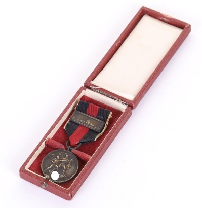 Third Reich Entry into Czechoslovakia Medal with Prague Castle Bar