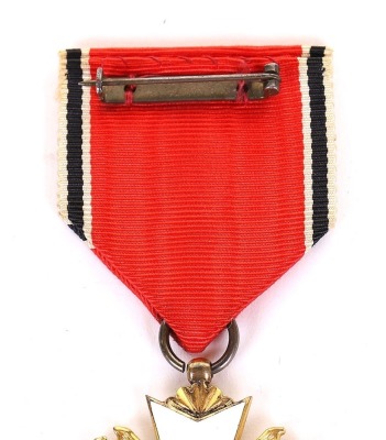 Third Reich Eagle Order Decoration with Swords in Case of Issue - 8