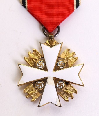 Third Reich Eagle Order Decoration with Swords in Case of Issue - 9