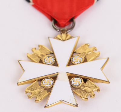 Third Reich Eagle Order Decoration with Swords in Case of Issue - 10