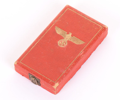 Third Reich Eagle Order Decoration with Swords in Case of Issue - 11