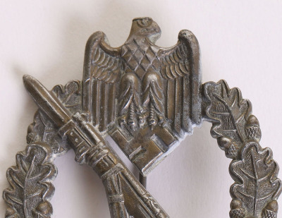 WW2 German Army / Waffen-SS Infantry Assault Badge in Bronze, M.K 1 - 9