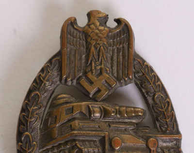 WW2 German Army / Waffen-SS Panzer Assault Badge in Bronze - 4