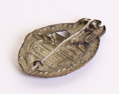 WW2 German Army / Waffen-SS Panzer Assault Badge in Bronze - 6