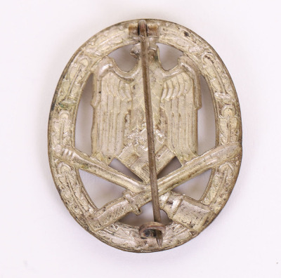 WW2 German Army / Waffen-SS General Assault Badge in Silver - 3