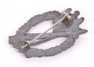 WW2 German Army / Waffen-SS Infantry Assault Badge in Silver, Schickle Design - 3