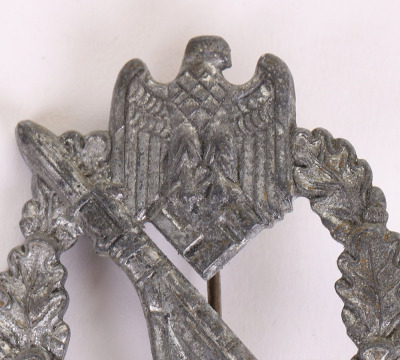 WW2 German Army / Waffen-SS Infantry Assault Badge in Silver by Shuco 42 - 5