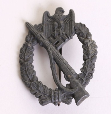 WW2 German Army / Waffen-SS Infantry Assault Badge in Silver by Rudolf Souval - 2