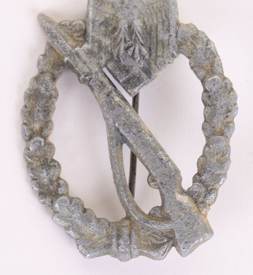 WW2 German Army / Waffen-SS Infantry Assault Badge in Silver, by GWL - 5