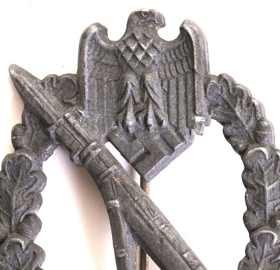 WW2 German Army / Waffen-SS Infantry Assault Badge in Silver, by GWL - 4